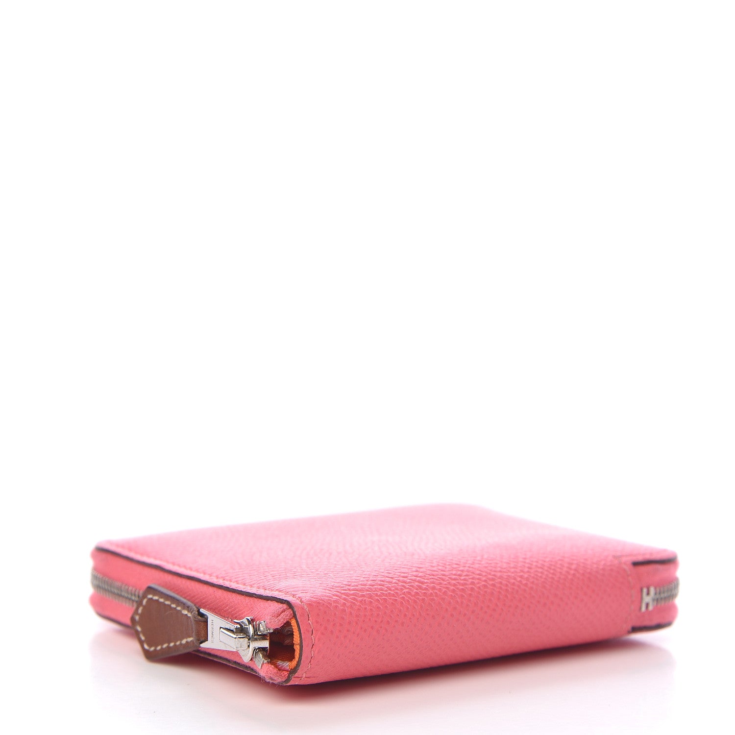 Hermes Epsom Silk'In Compact Wallet Rose Azalee 4 of 7