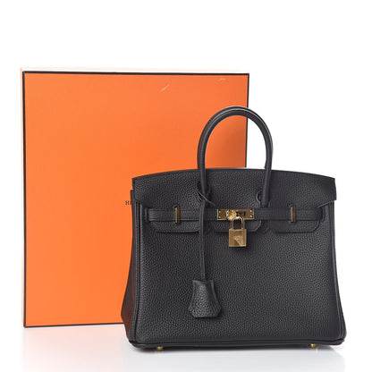 Hermes Togo Birkin 25 Black 31 of 31