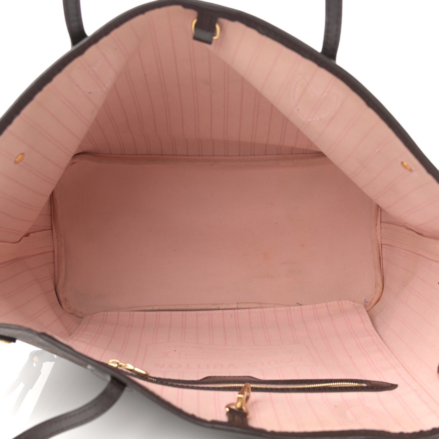 Louis Vuitton Damier Ebene Neo Neverfull MM Rose Ballerine 6 of 15