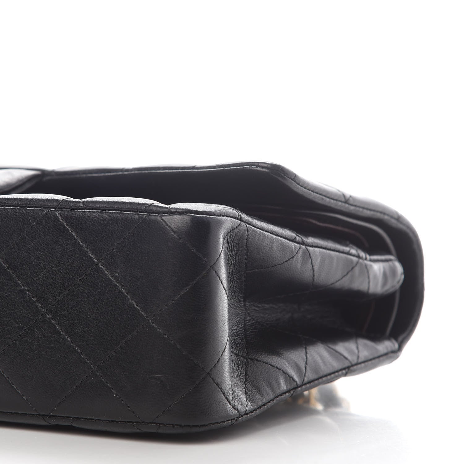 Chanel Lambskin Quilted Medium Double Flap Black 5 of 13