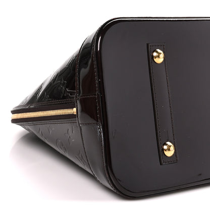 Louis Vuitton Vernis Alma GM Amarante 8 of 10