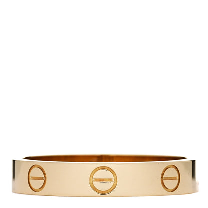Cartier 18K Yellow Gold 3.5mm LOVE Wedding Band Ring 56 7.75 1 of 5