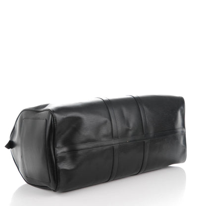 Louis Vuitton Epi Keepall 55 Black 4 of 9