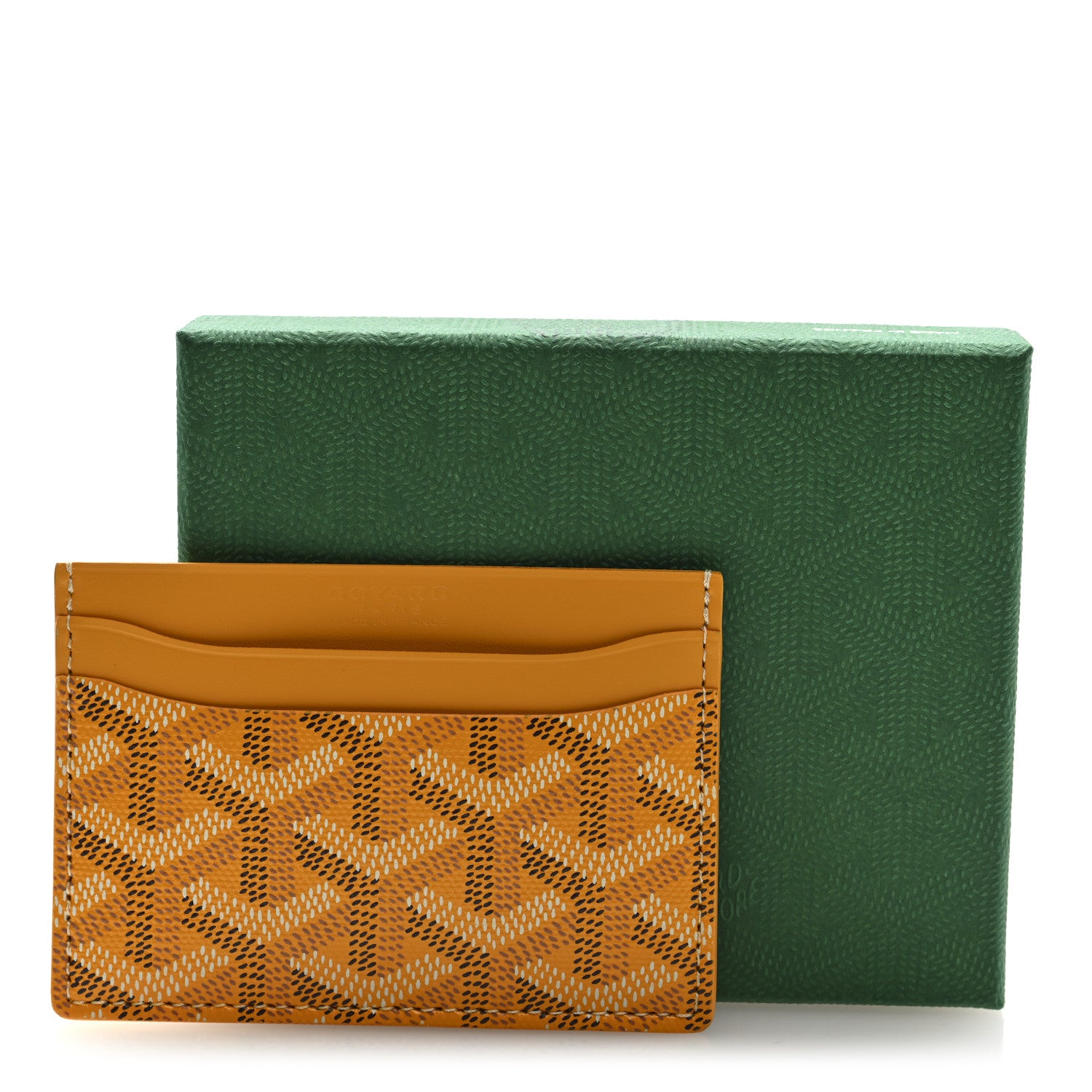 Goyard Goyardine Saint Sulpice Card Holder Yellow 7 of 7