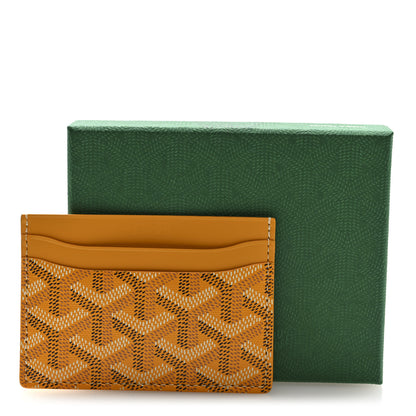 Goyard Goyardine Saint Sulpice Card Holder Yellow 7 of 7