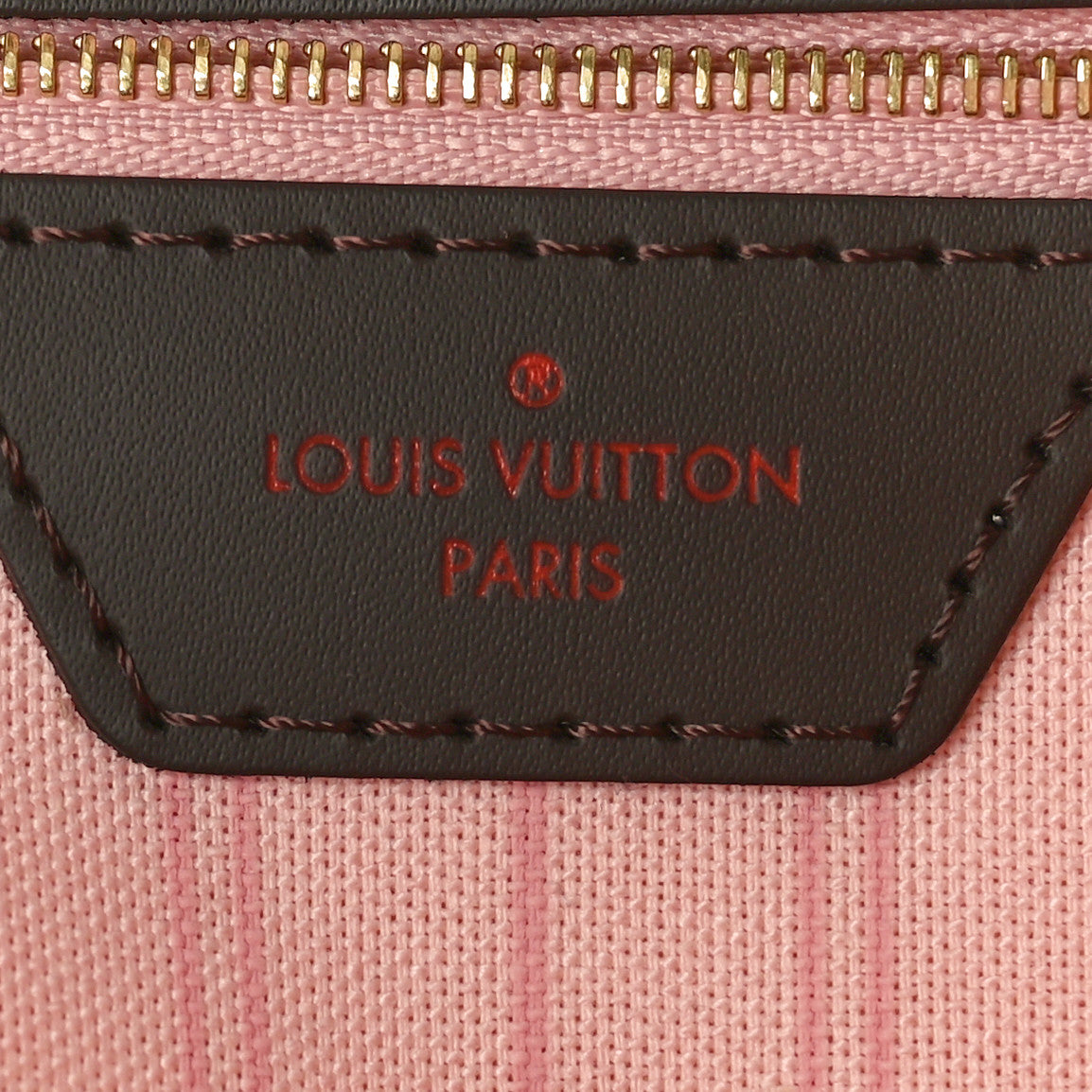 Louis Vuitton Damier Ebene Neo Neverfull MM Rose Ballerine 7 of 10