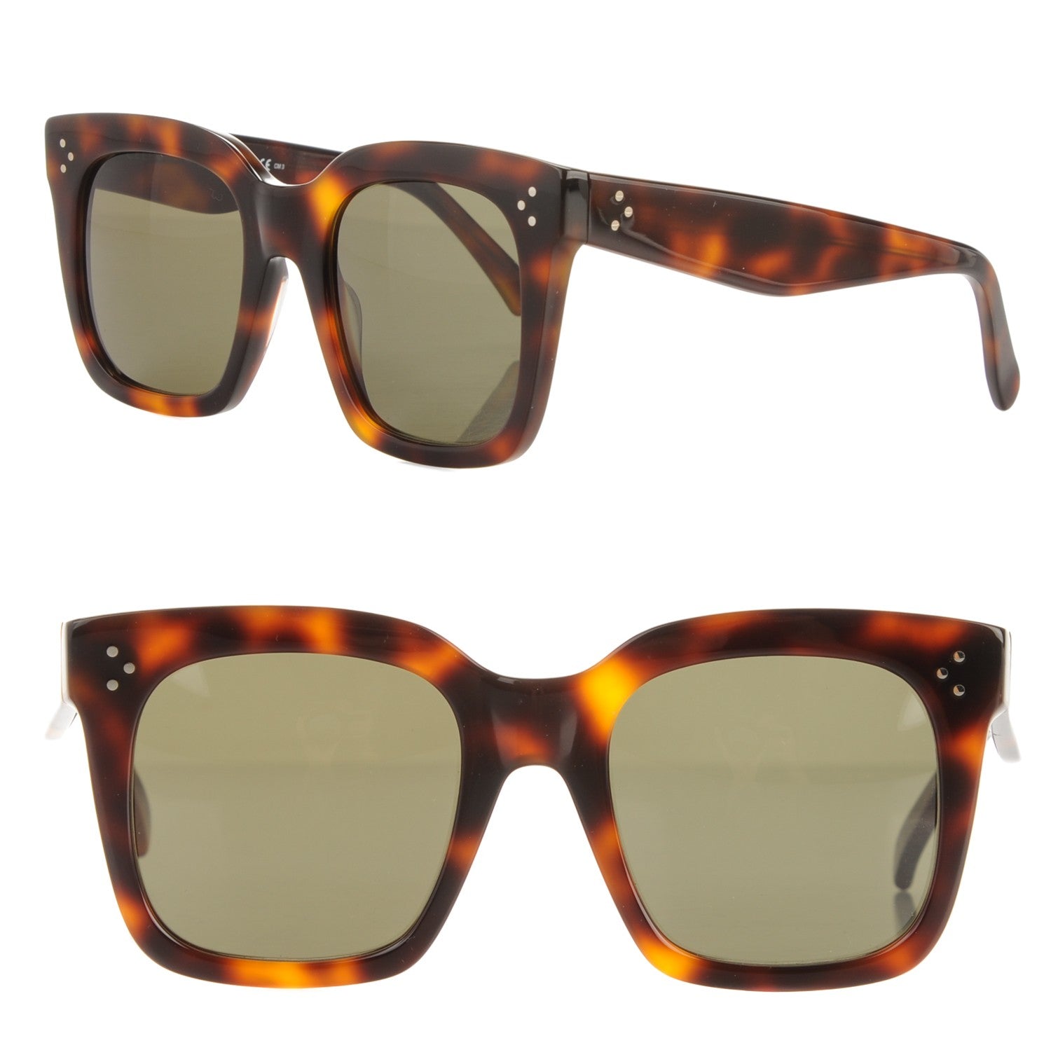 Celine Tilda Sunglasses CL 41076/S Tortoise 1 of 4
