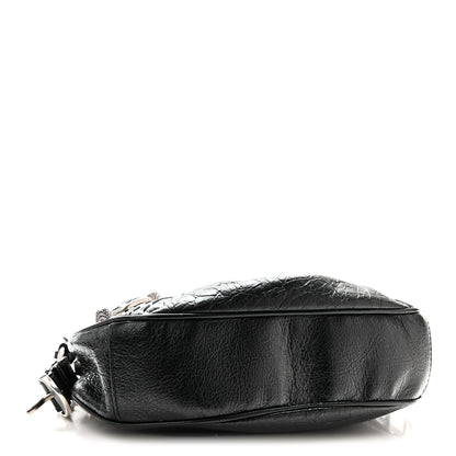 Balenciaga Agneau Arena Lunar New Year Graffiti Logo Le Cagole Shoulder Bag XS Black 5 of 11
