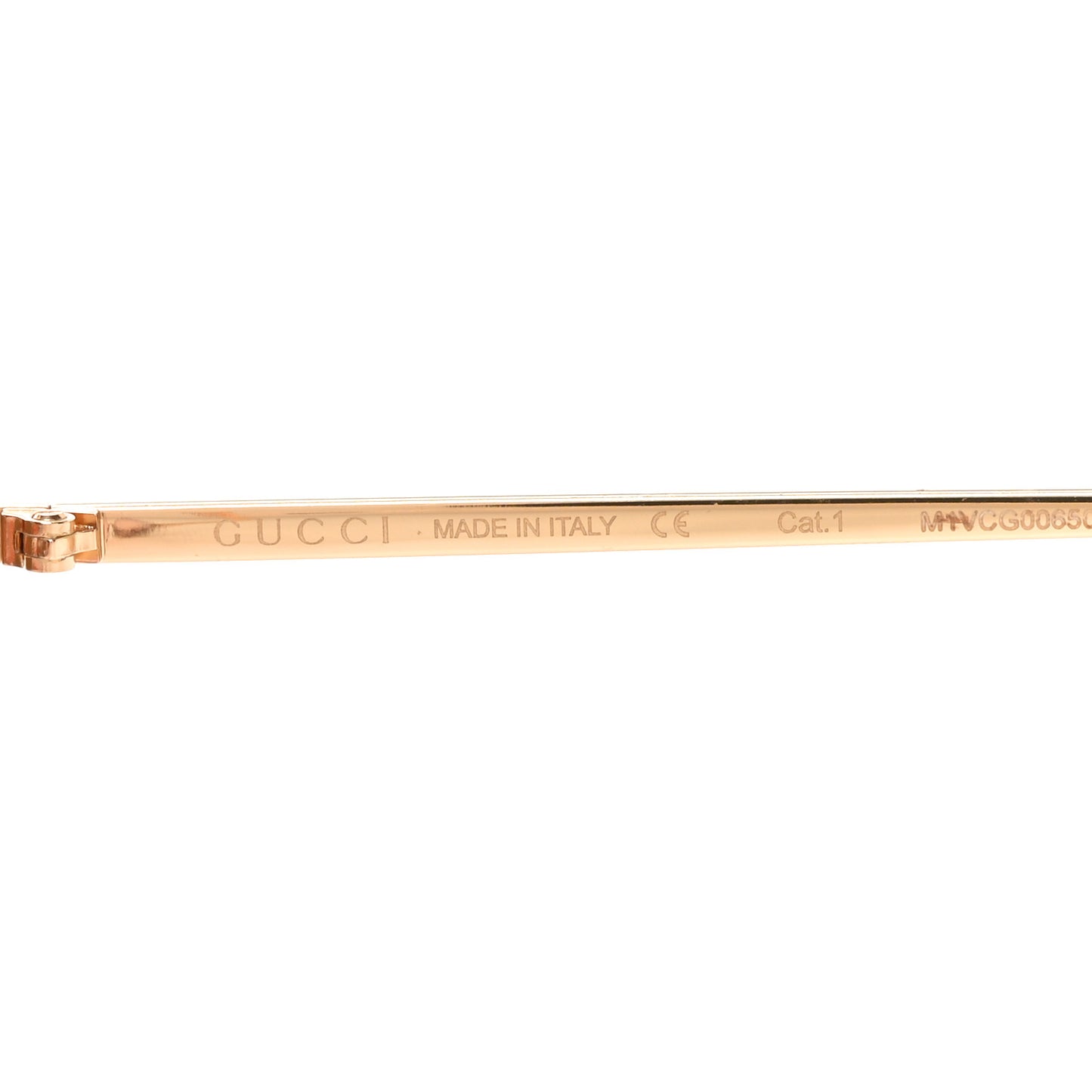 Metal Oversized Round Sunglasses GG0252S Gold Pink