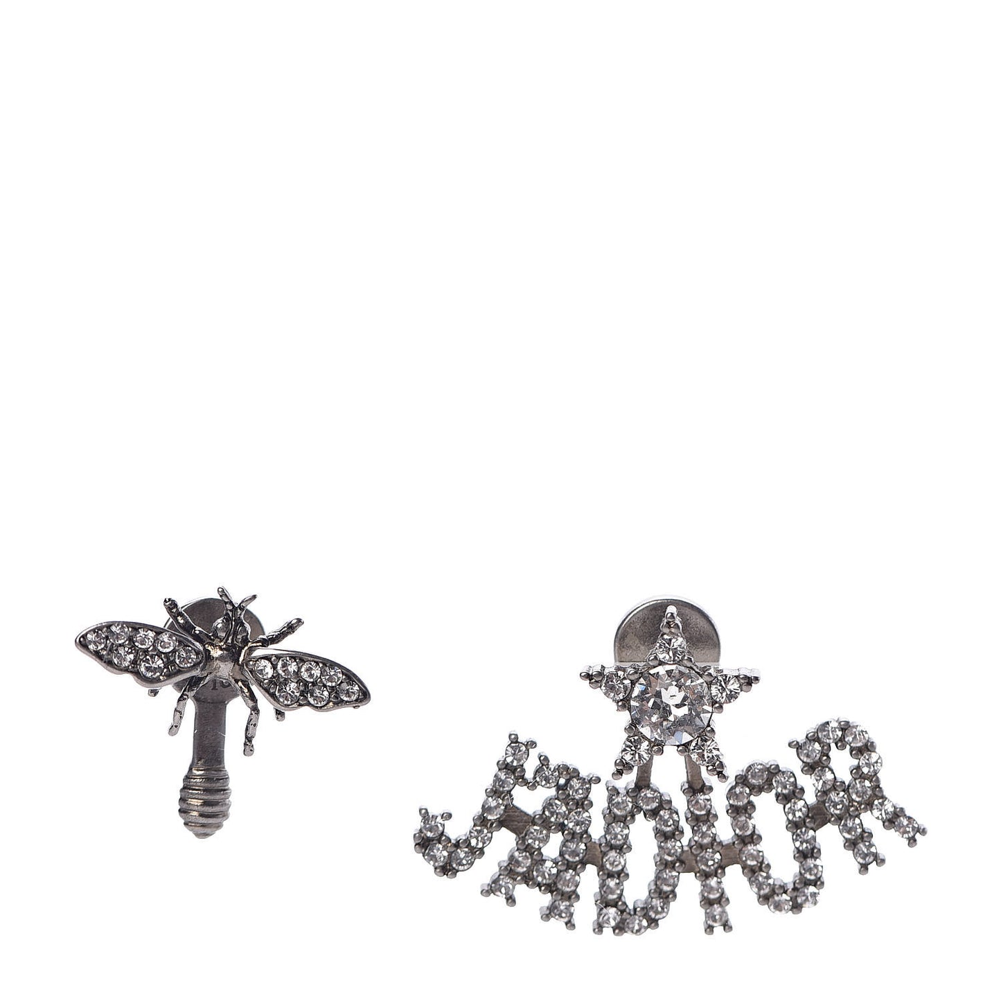 Palladium Crystal J'adior Earrings