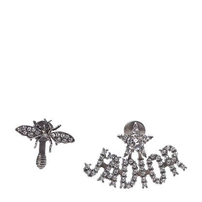 Christian Dior Palladium Crystal J'adior Earrings 1 of 6