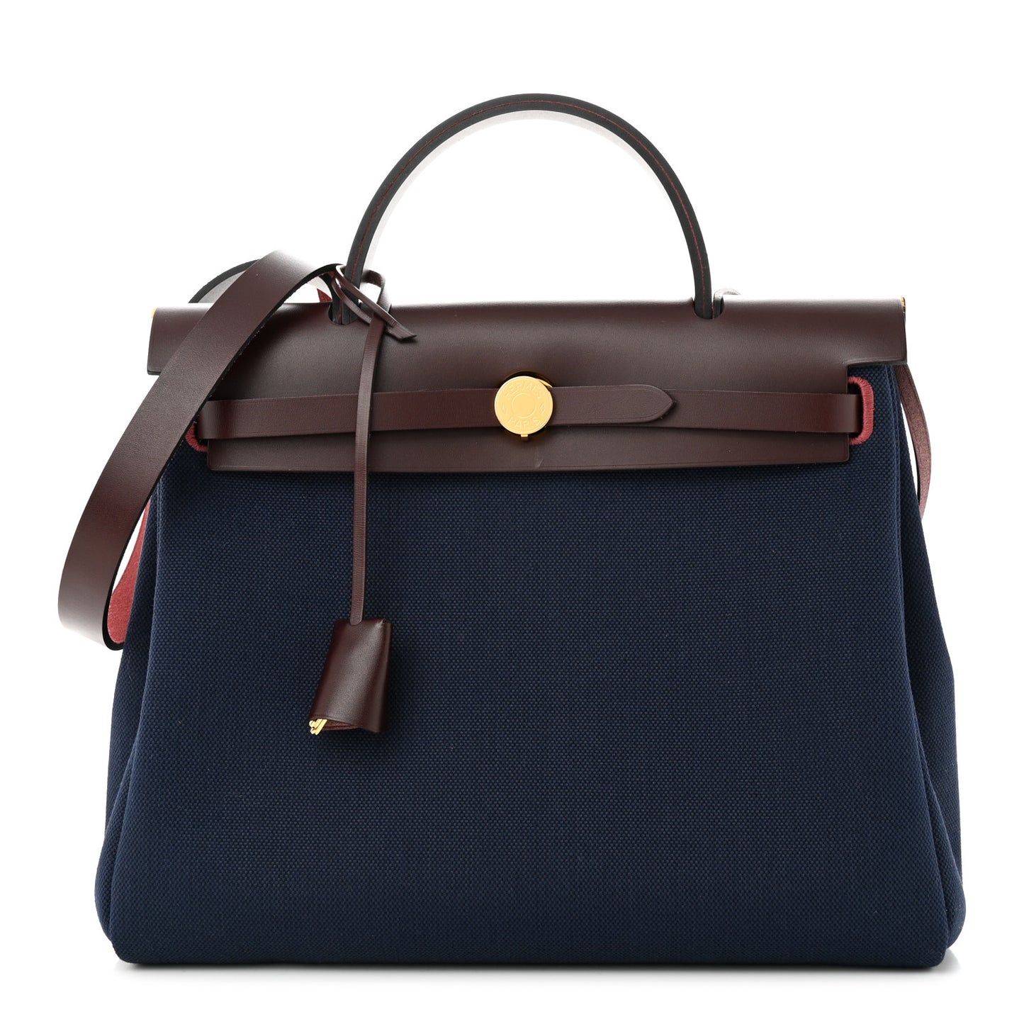 Toile Militaire Vache Hunter Herbag Zip Retourne 31 PM Rouge Sellier Bleu Marine