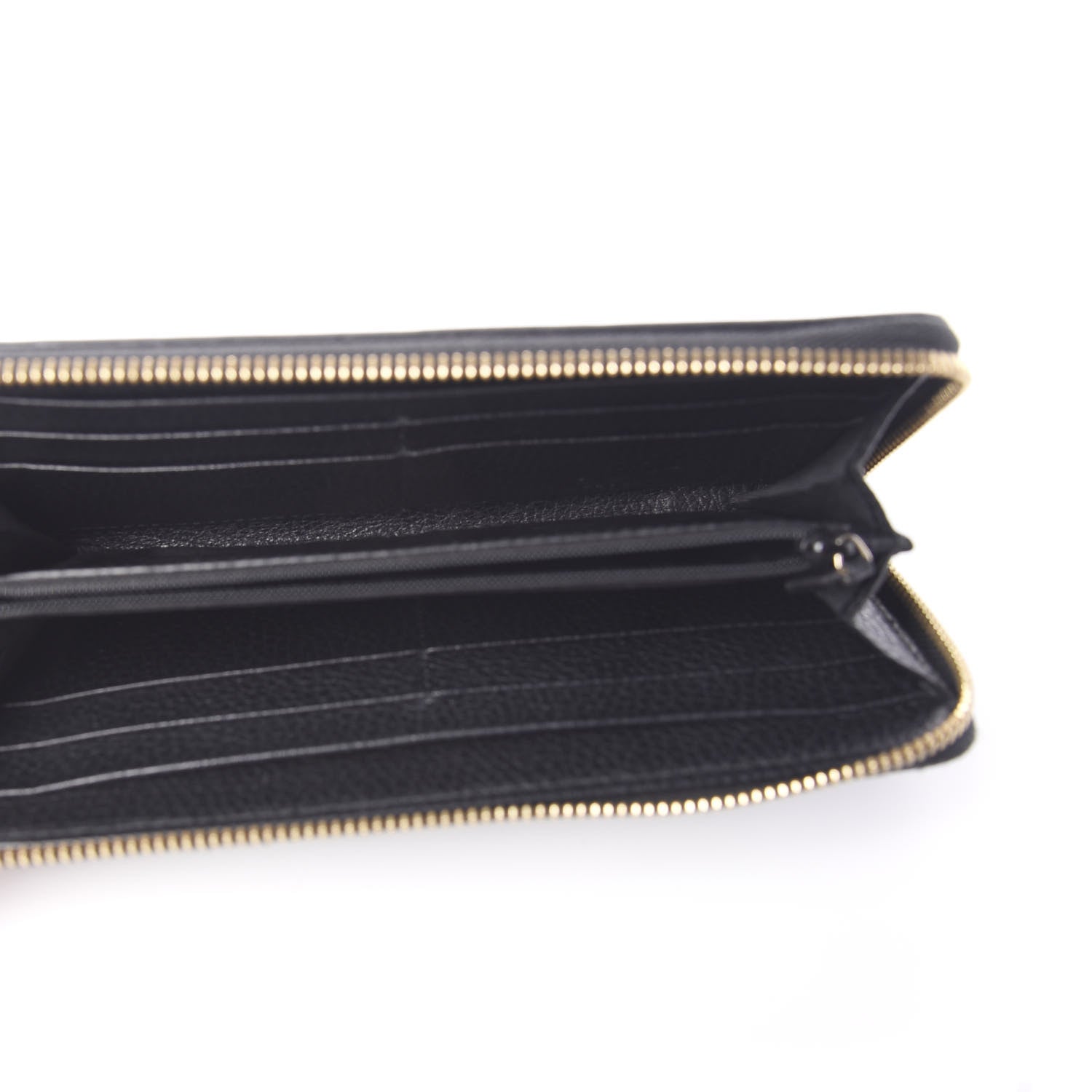 Gucci Guccissima Donna Long Wallet Black 4 of 5