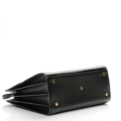 Saint Laurent Grained Calfskin Small Sac De Jour Black 4 of 6