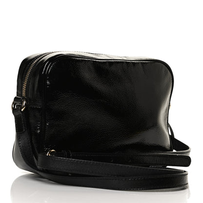 Gucci Soft Patent Small Soho Disco Bag Black 3 of 13