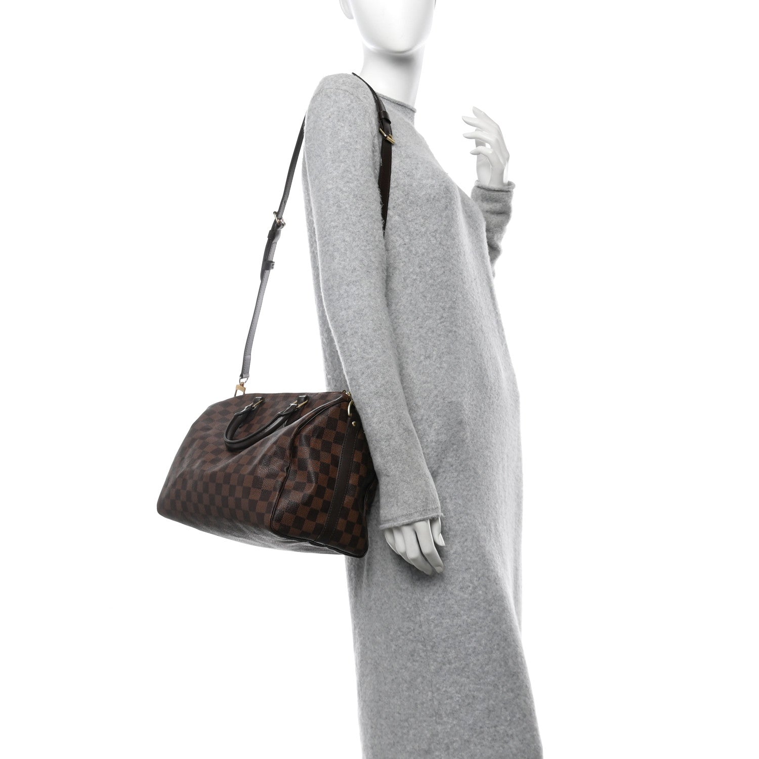 Louis Vuitton Damier Ebene Speedy Bandouliere 30 2 of 10