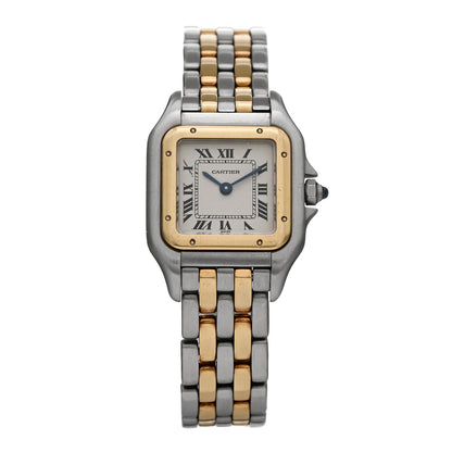 Cartier Stainless Steel 18K Yellow Gold 22mm Panthere Quartz Watch 1 of 4