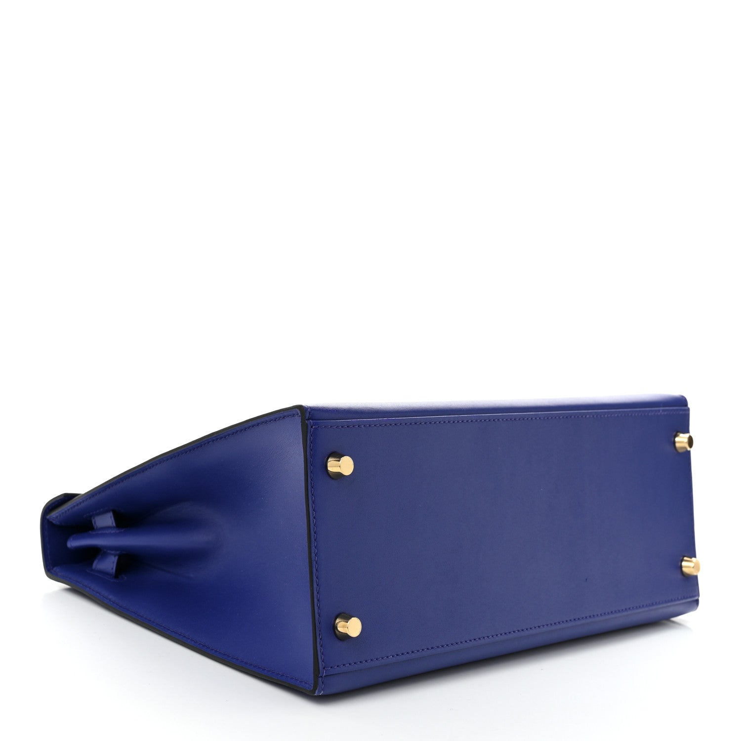 Hermes Tadelakt Kelly Sellier 28 Bleu Electrique 4 of 12