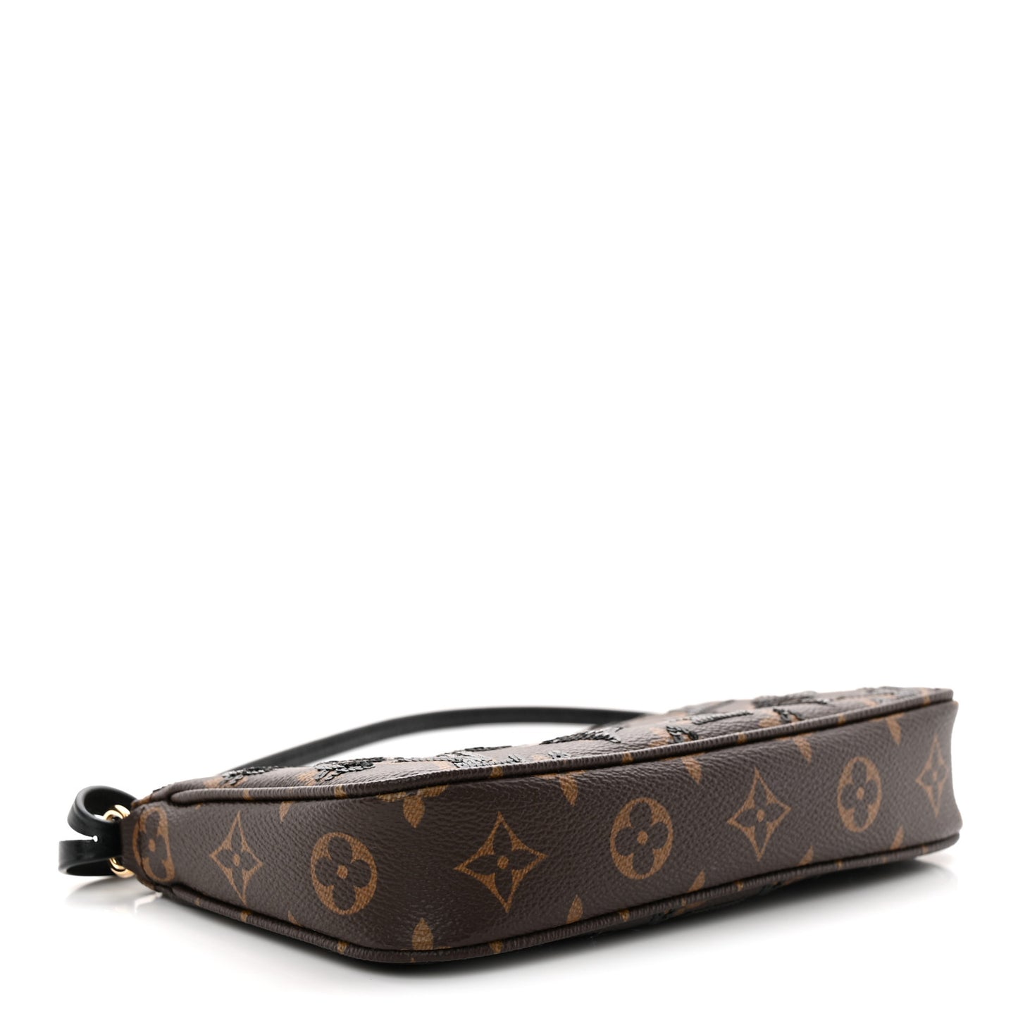 Monogram Sequins Pochette Accessories Black