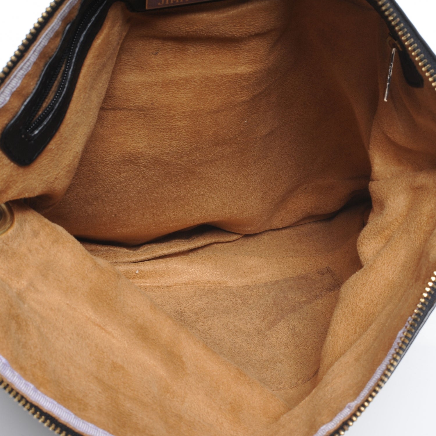 Jimmy Choo Leather Mave Foldover Clutch Black 7 of 7