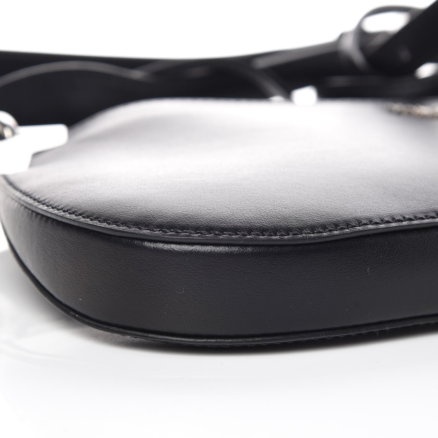 Prada City Calfskin Sidonie Crossbody Bag Black 5 of 8