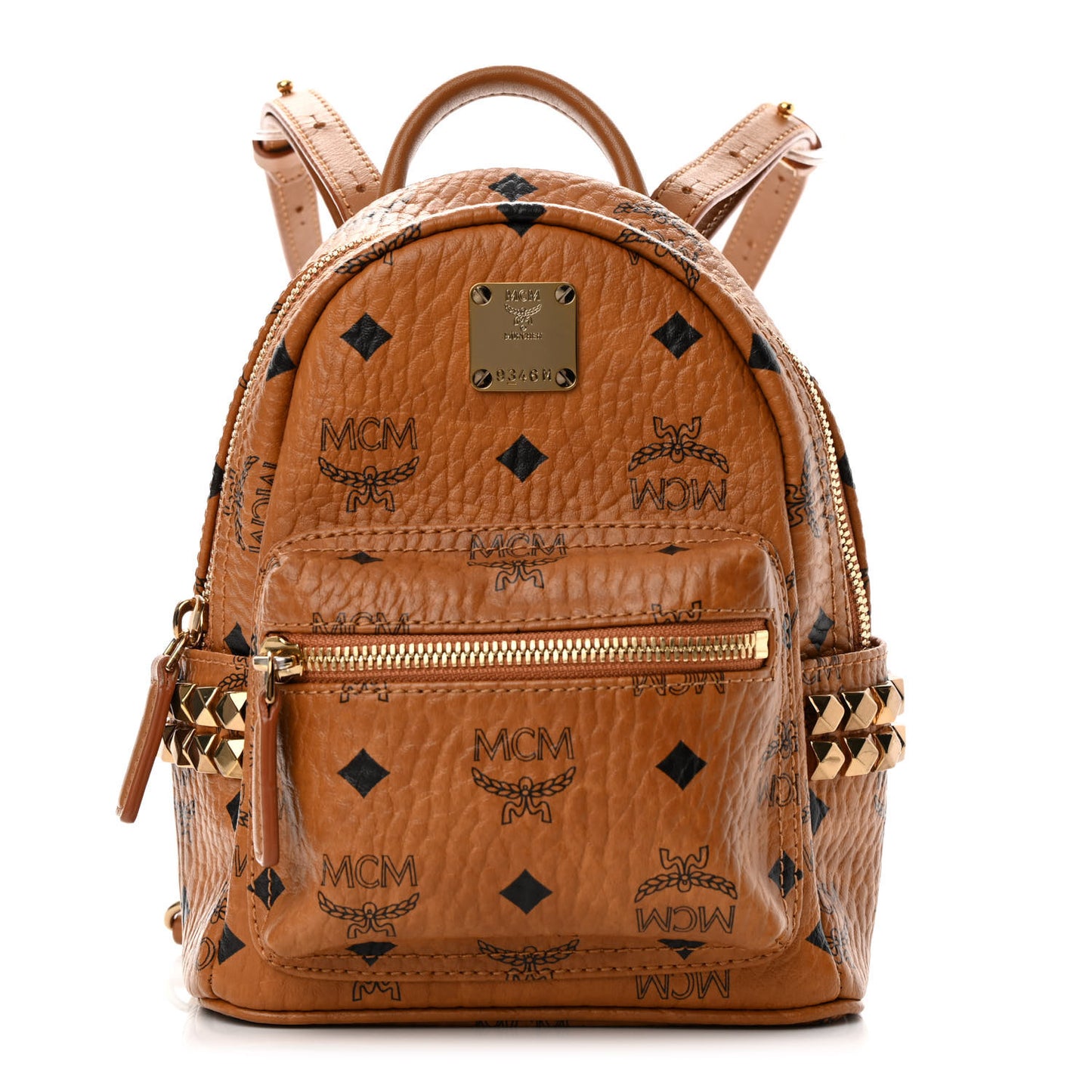 Visetos Side Stud X-Mini Stark Bebe Boo Backpack Cognac