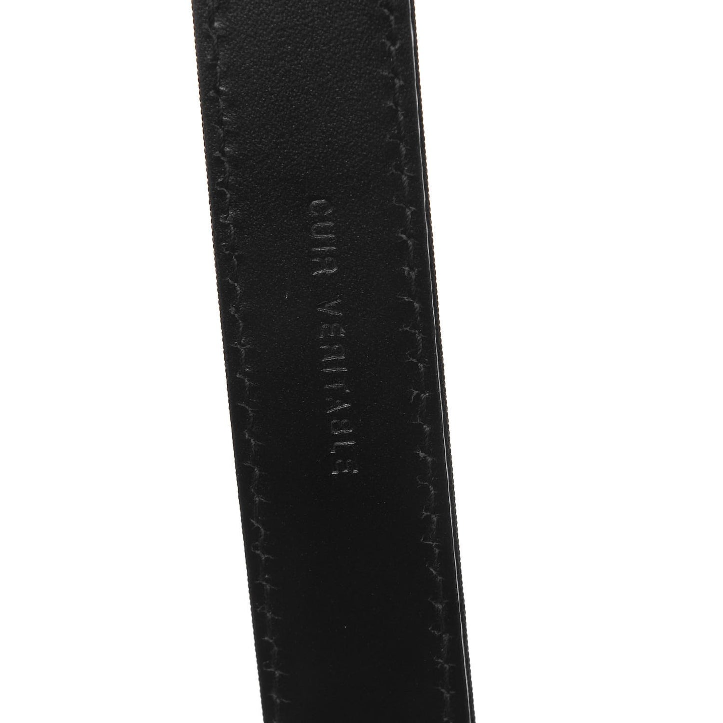 Grosgrain Lambskin Crystal Baguette Logo Belt 85 34 Black