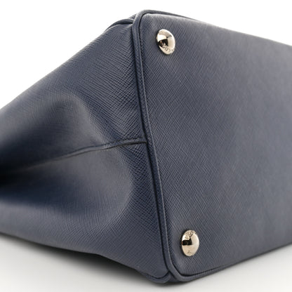 Prada Saffiano Lux Large Galleria Double Zip Tote Baltico 9 of 12