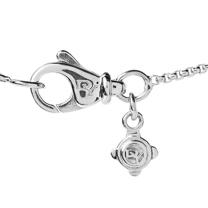 David Yurman Sterling Silver Diamond 7mm Infinity Pendant Necklace 4 of 4