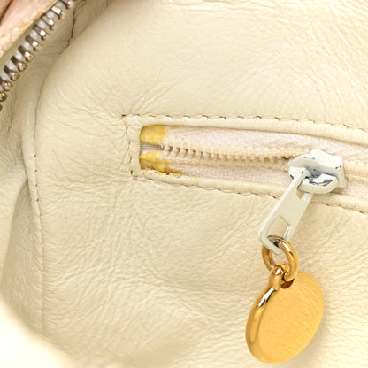 Chanel Lizard Diamond Quilted Tassel Camera Case White 14 of 21