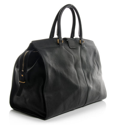 Saint Laurent Leather Large Cabas Chyc Black 3 of 9