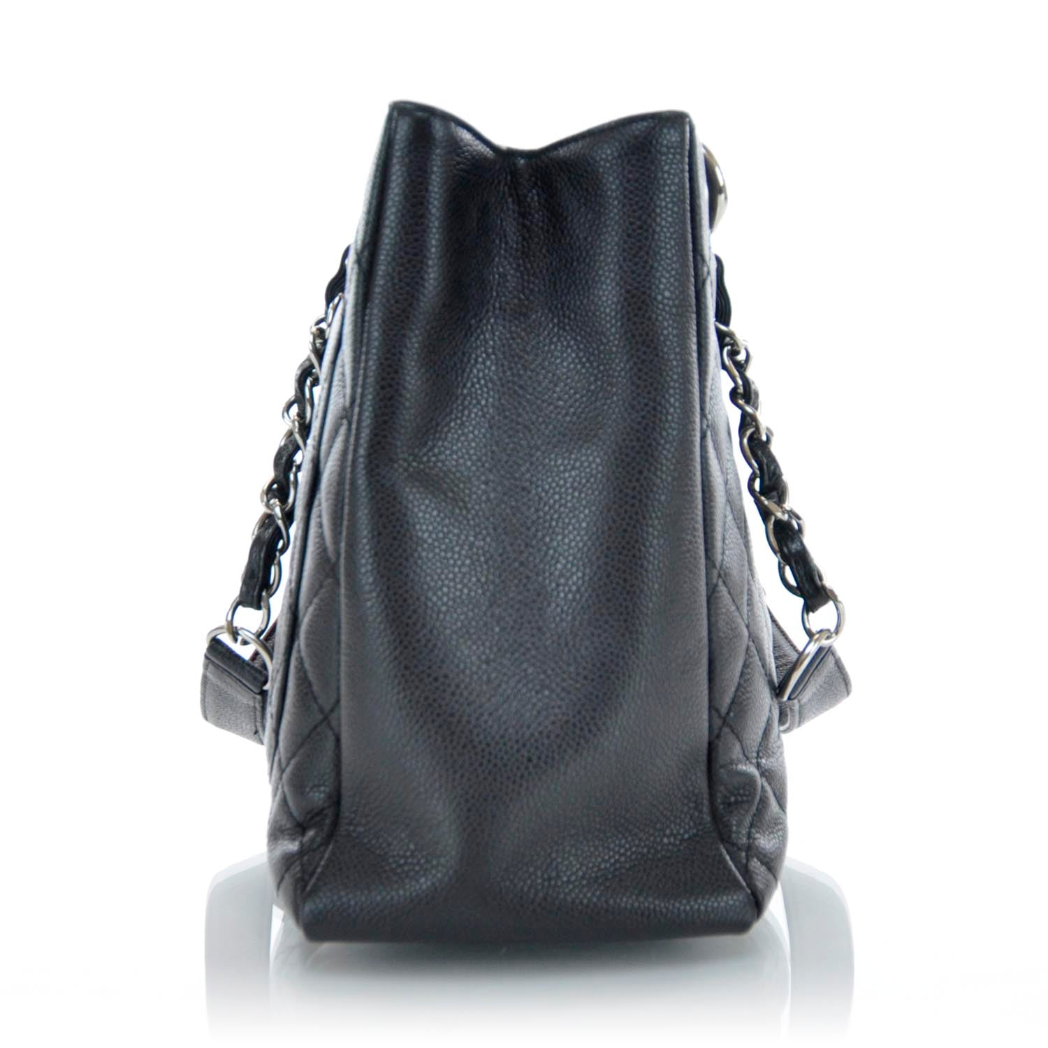Chanel Caviar Quilted Grand Shopping Tote GST Black 6 of 14