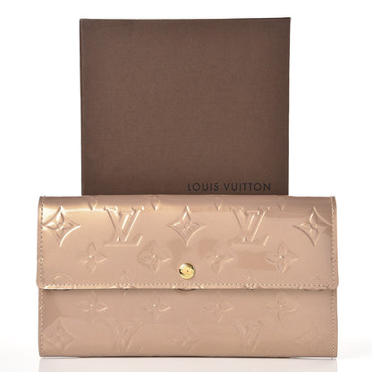 Louis Vuitton Vernis Sarah Wallet Beige Poudre 9 of 9