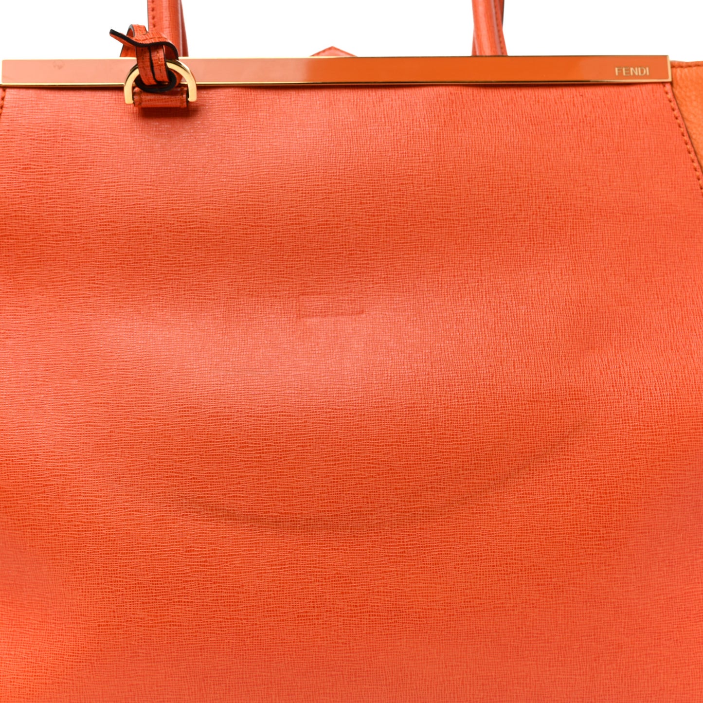 Vitello Elite Regular 2Jours Tote Arancio