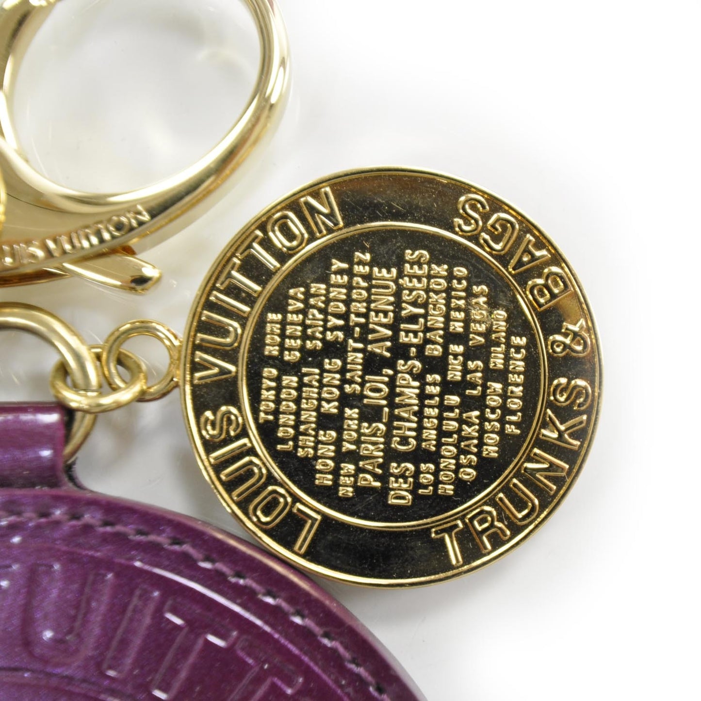 Vernis Trunks and Bags Bag Charm Violet