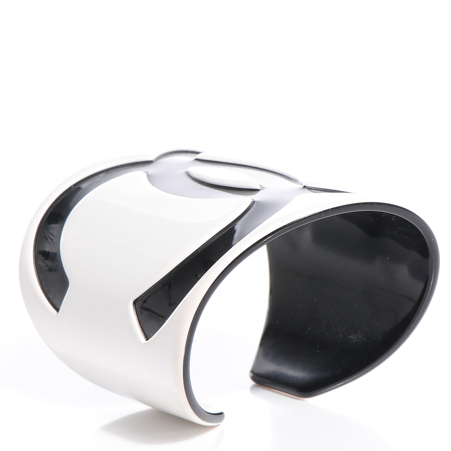 Resin CC Cuff Black White