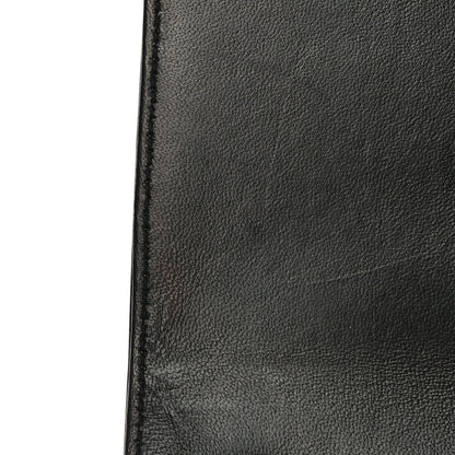 Saint Laurent Patent Matelasse Monogram Large Vicky Chain Bag Black 12 of 13