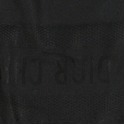 Christian Dior Wool Silk Oblique Shawl Black 10 of 12