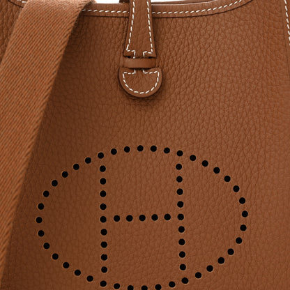 Hermes Taurillon Clemence Evelyne TPM Gold 8 of 13
