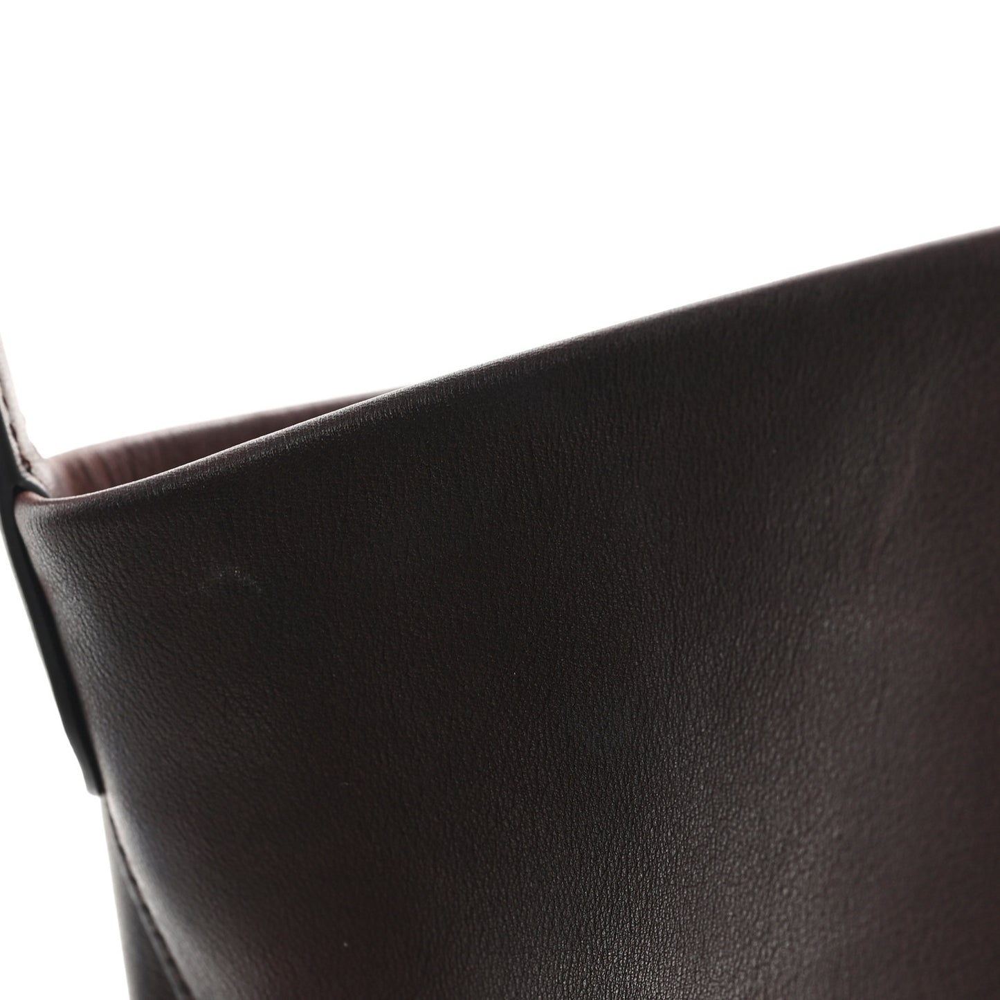 Polished Saddle Calfskin Medium N/S Park Tote Chestnut