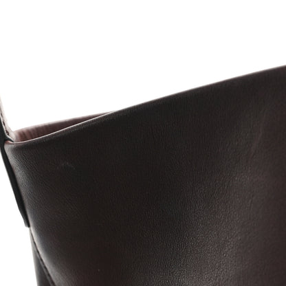 The Row Polished Saddle Calfskin Medium N/S Park Tote Chestnut 10 of 10
