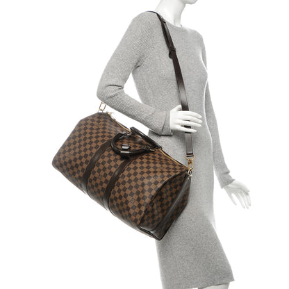 Louis Vuitton Damier Ebene Keepall Bandouliere 45 2 of 7