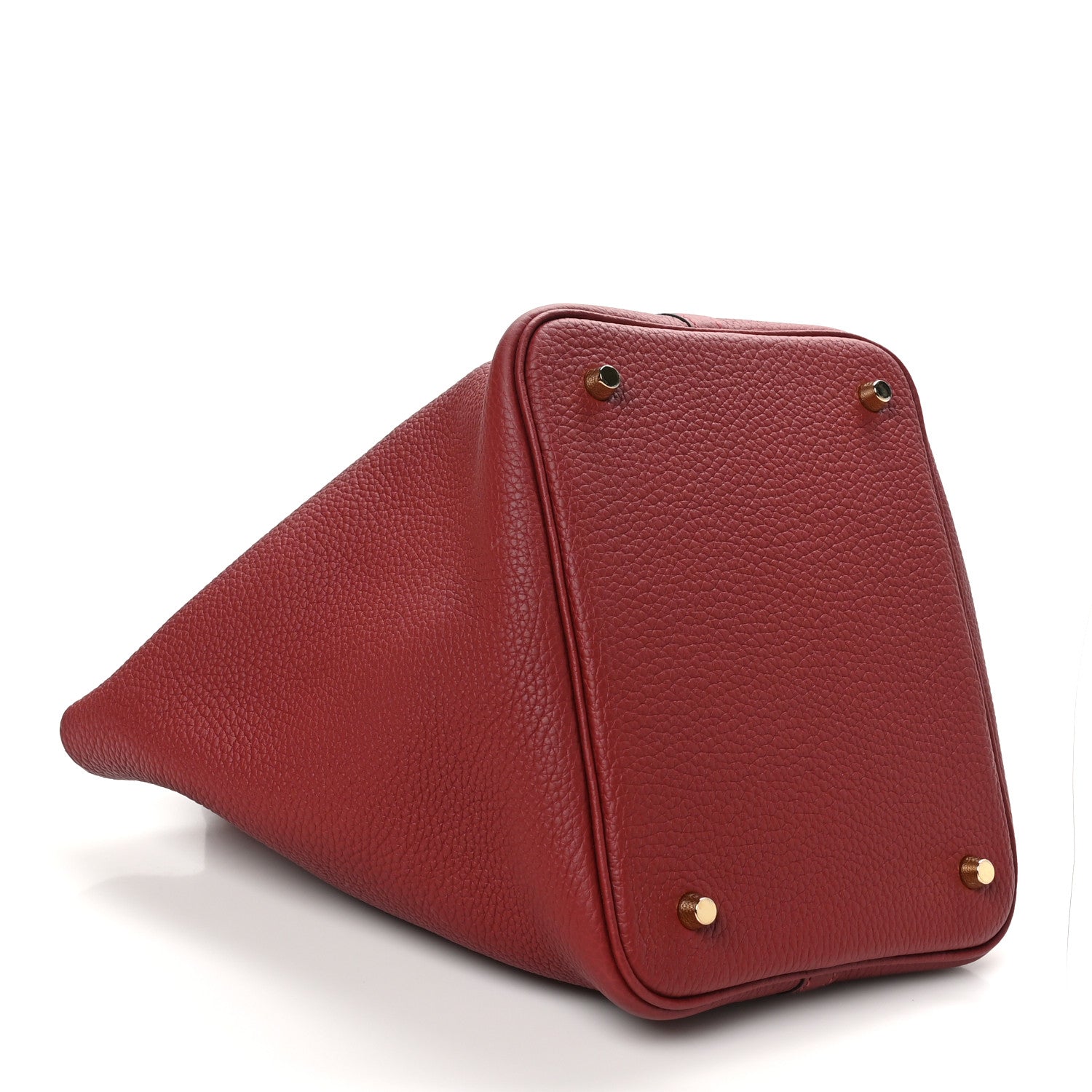 Hermes Taurillon Clemence Picotin Lock 22 MM Rouge H 4 of 12