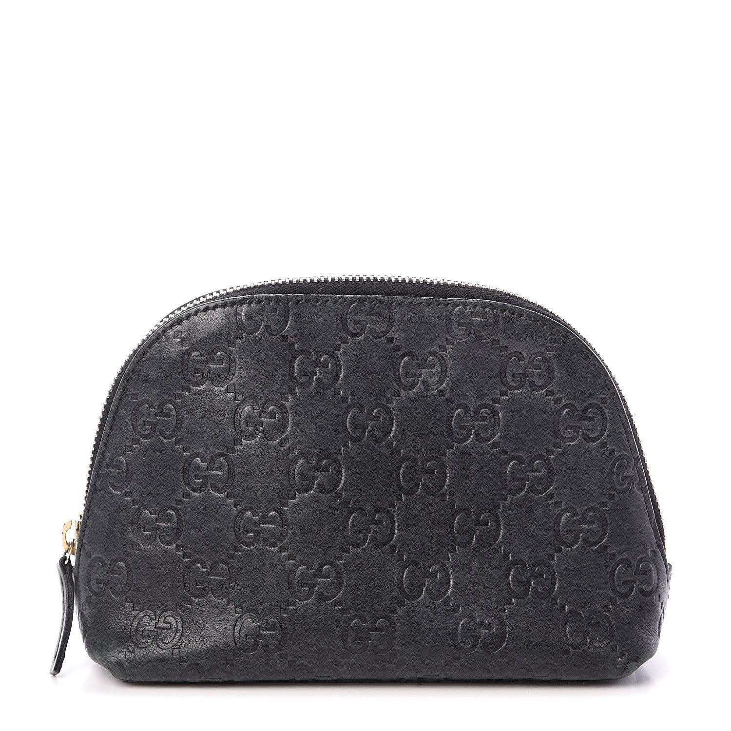 Gucci Guccissima Cosmetic Case Black 1 of 5