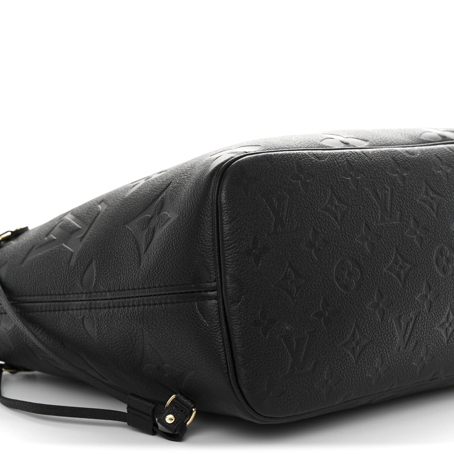 Louis Vuitton Empreinte Monogram Giant Neverfull MM Black 9 of 10