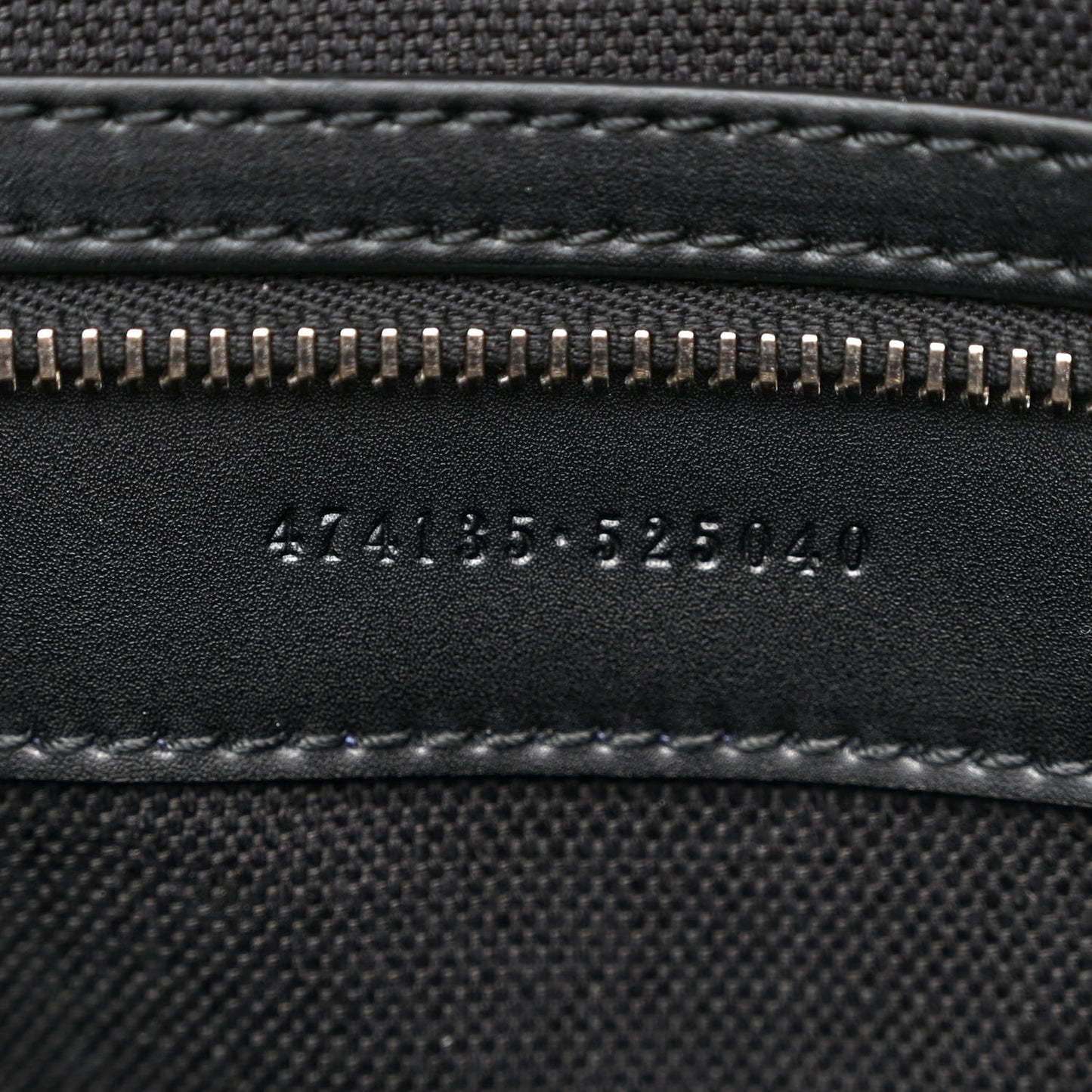 GG Supreme Monogram Appia Calfskin Web Briefcase Black