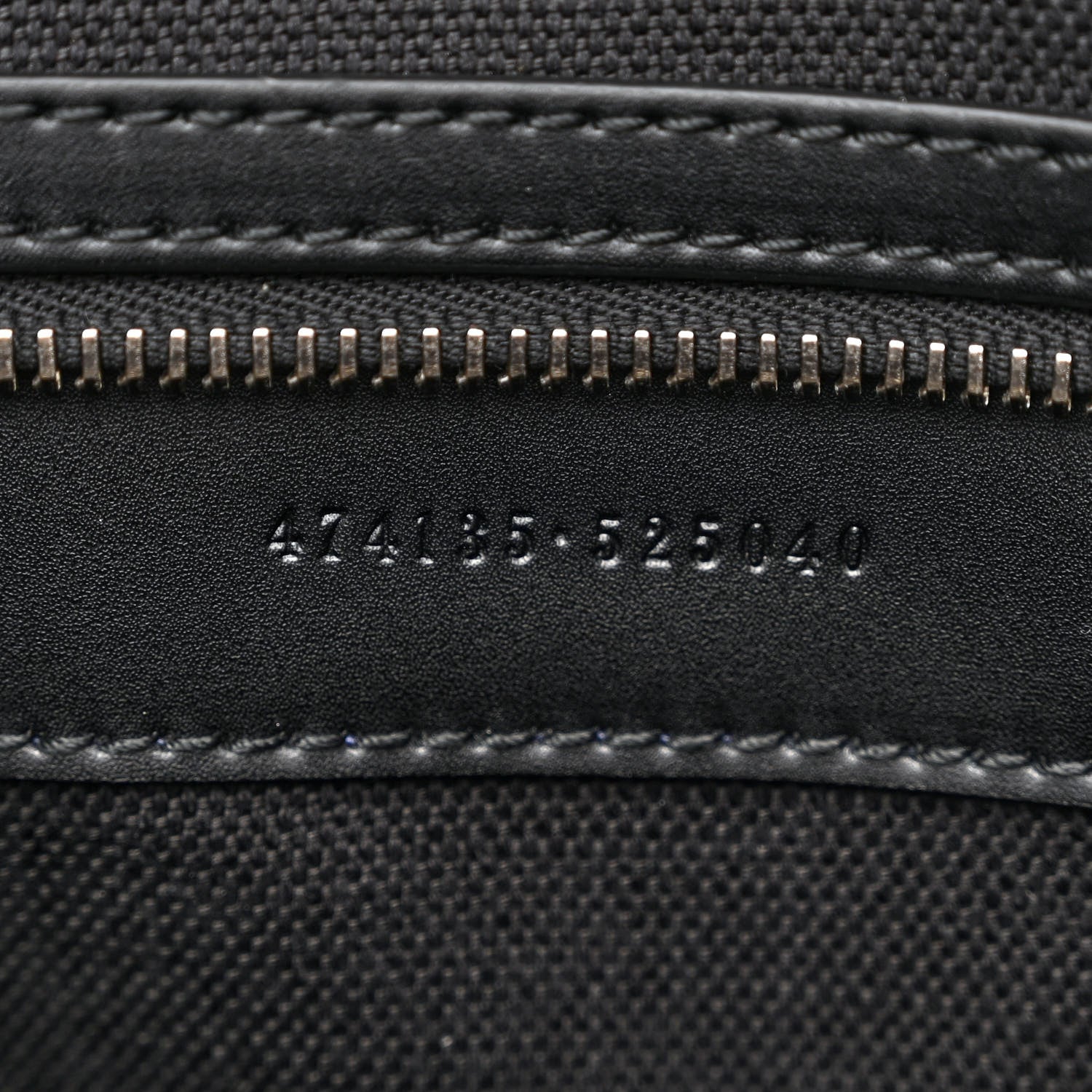 Gucci GG Supreme Monogram Appia Calfskin Web Briefcase Black 7 of 10
