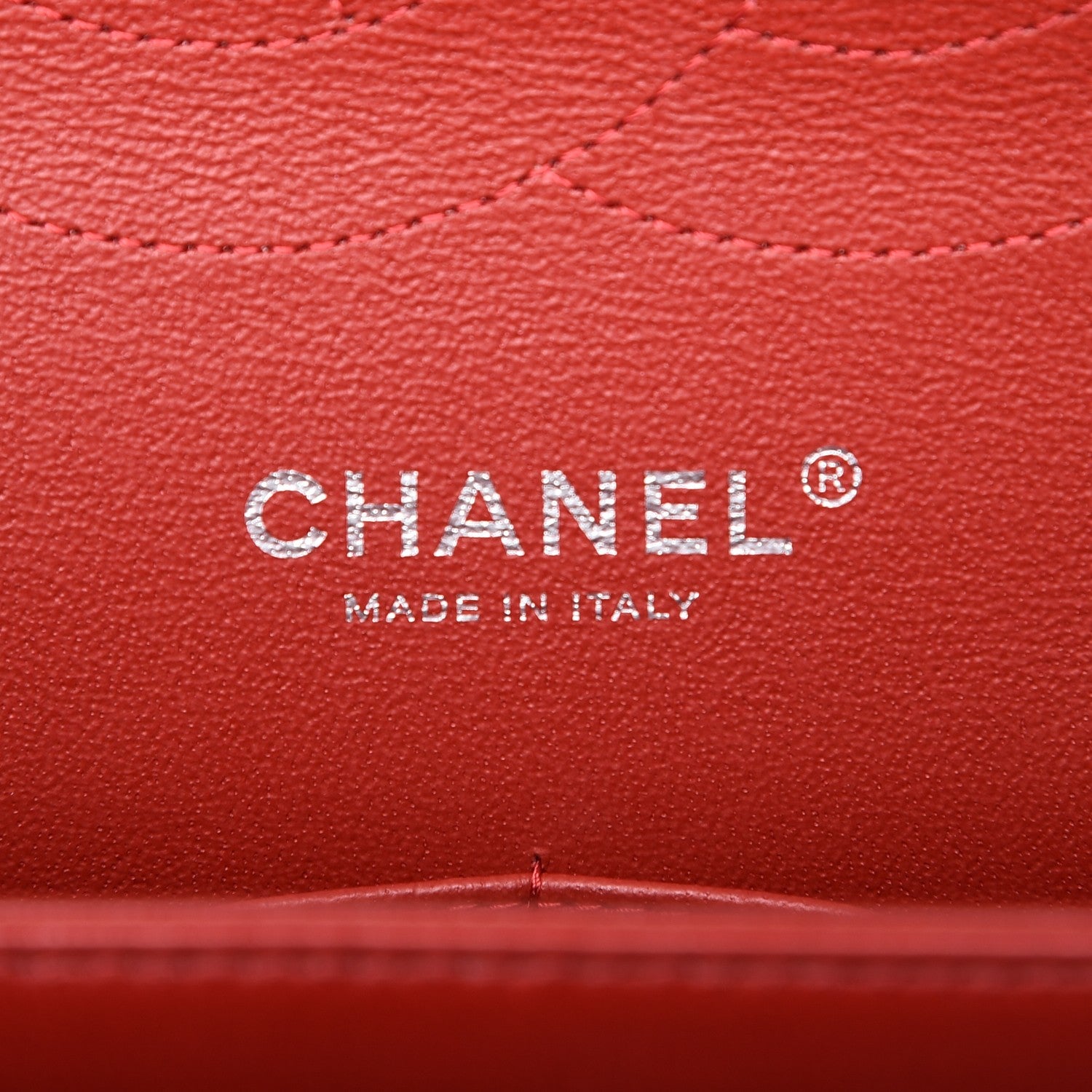 Chanel Lambskin Quilted Jumbo Double Flap Red 7 of 10