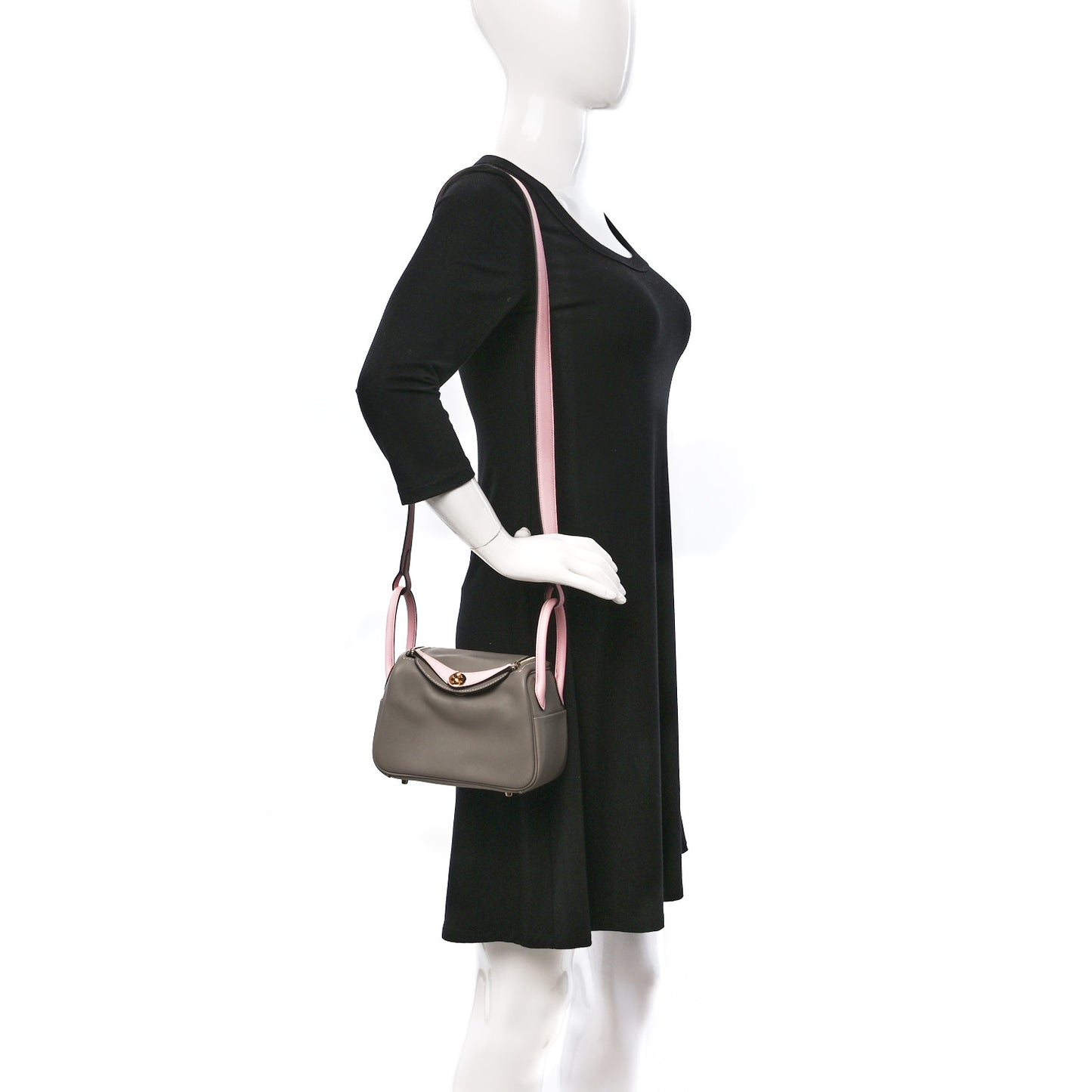 Swift Horseshoe Mini Lindy 20 Gris Asphalte Rose Sakura