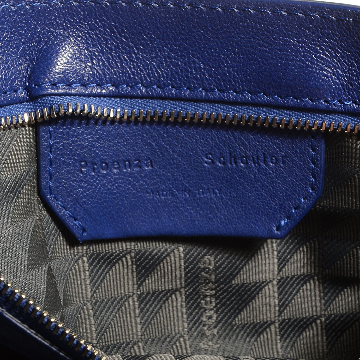 Proenza Schouler Lambskin PS1 Large Satchel Cobalt 12 of 13
